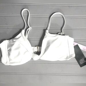 Wild Fable Bright White Bikini Top